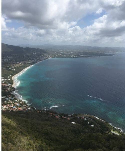Le Diamant Martinique vue du ciel