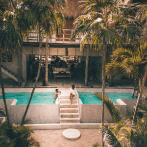 Yucatan Piscine couple hôtel de luxe